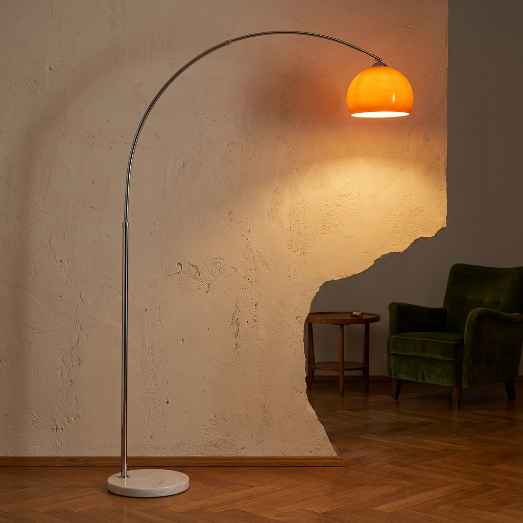 Cosmos — Lampadaire Arc Chrome