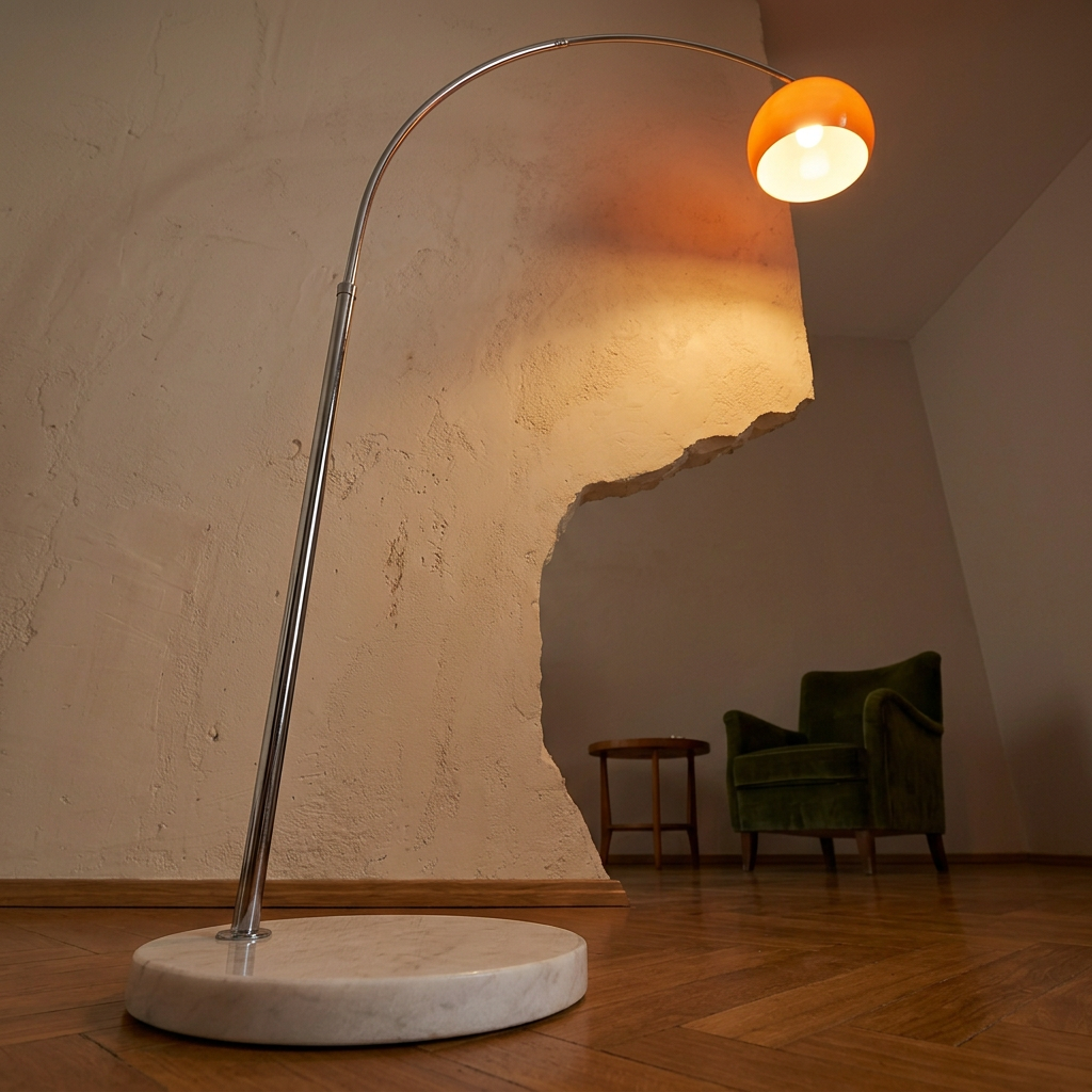 Cosmos — Lampadaire Arc Chrome