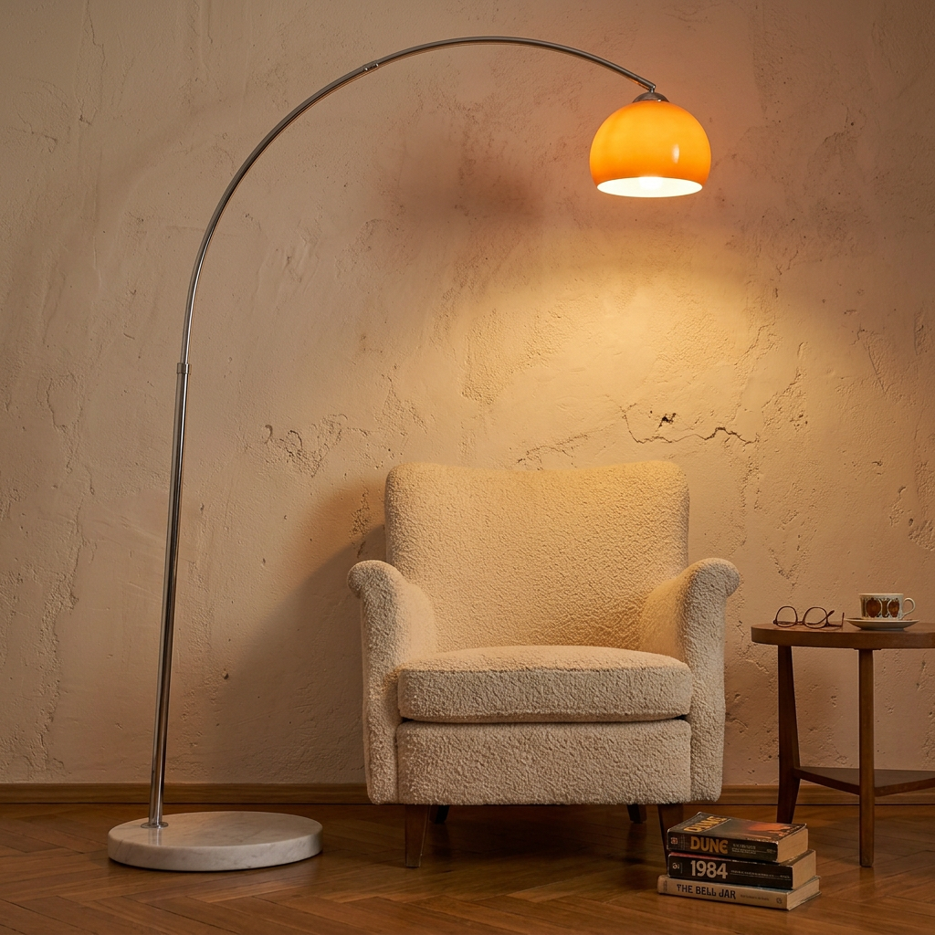 Cosmos — Lampadaire Arc Chrome